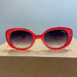 QUAY Australia Red Lulu Sunglasses